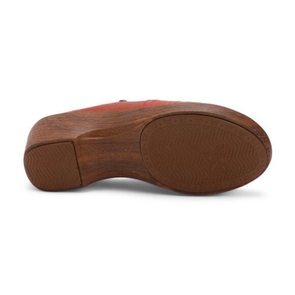 NEW ALEGRIA Leather Sereniti Clogs in rust for women 925 4m2 - Picture 4 of 5